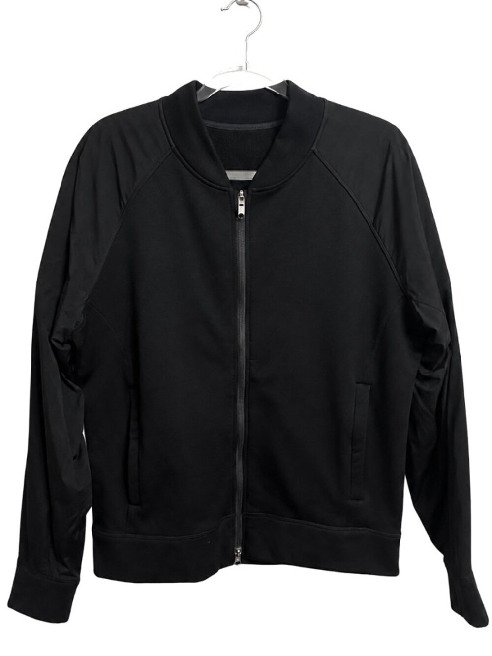 Lululemon EUC Men's Black Bomber Jacket